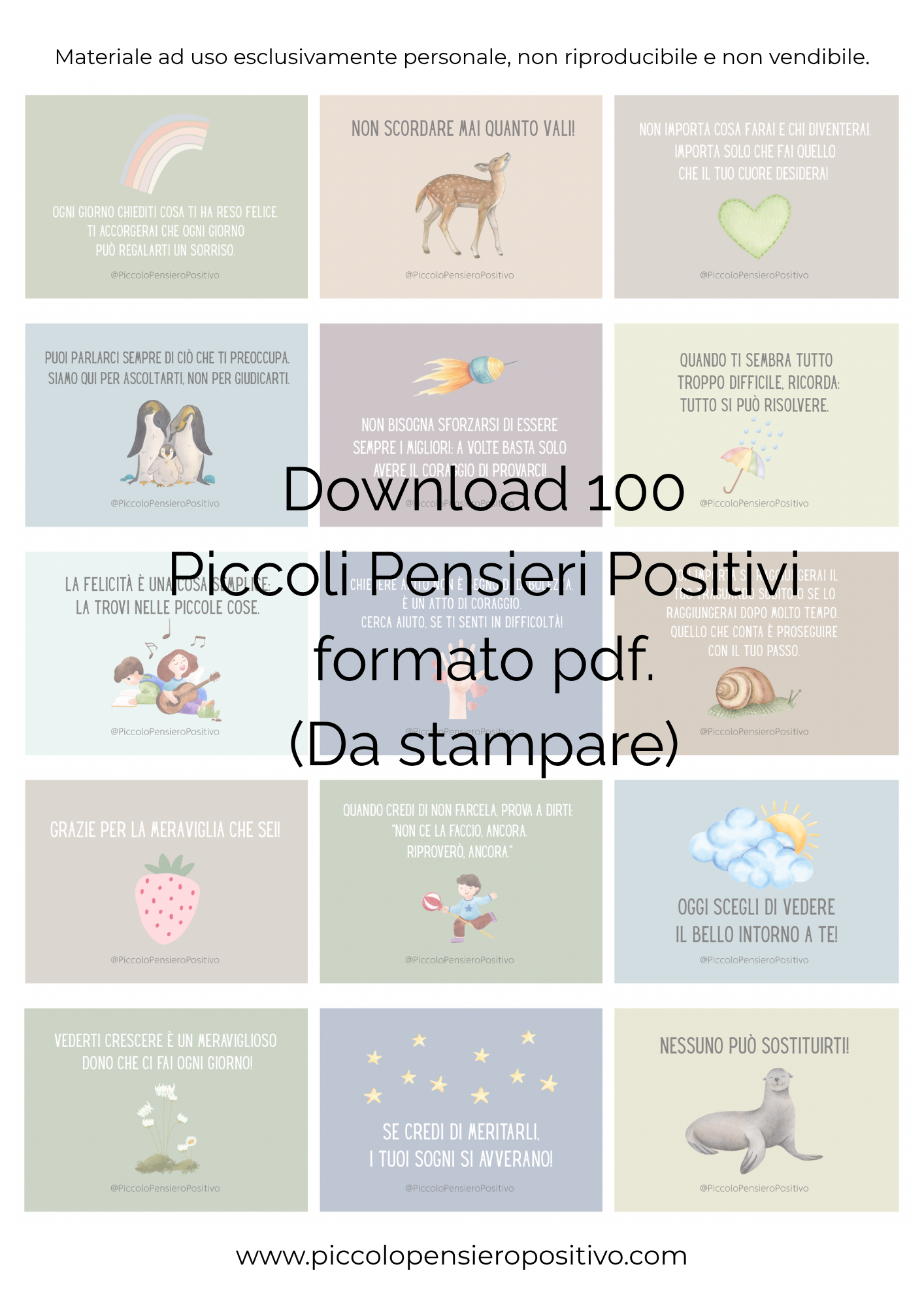100 carte formato pdf (da stampare)