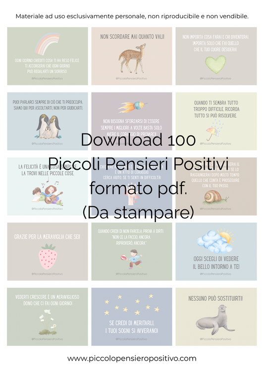 100 carte formato pdf (da stampare)