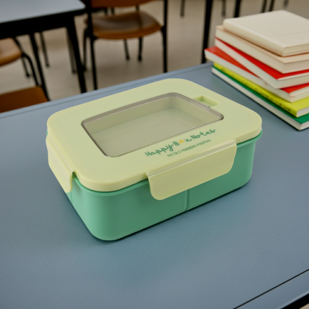 Porta merenda - Lunch box con sportello per biglietti